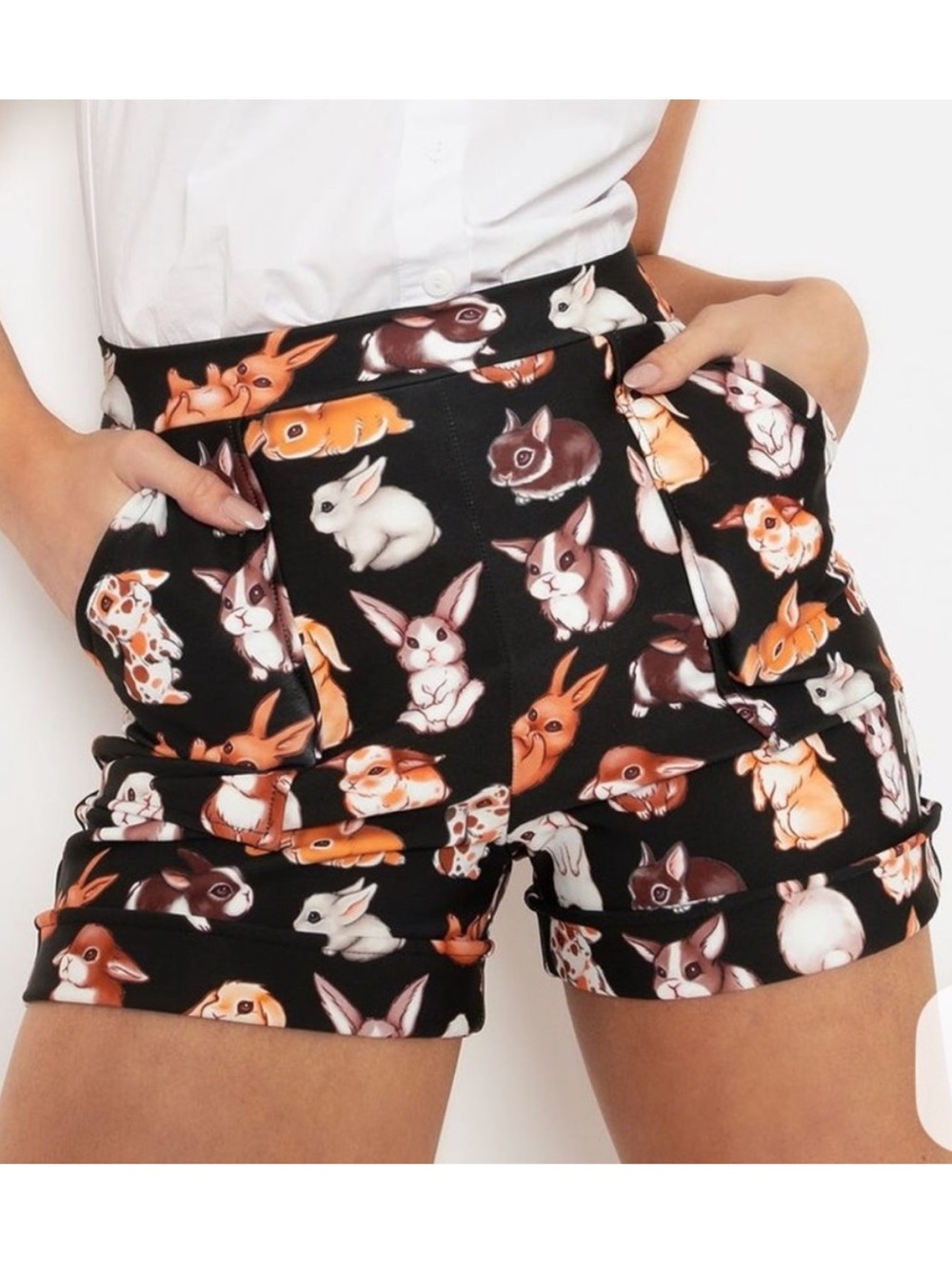 BlackMilk Bun Bun Cuffed Shorts